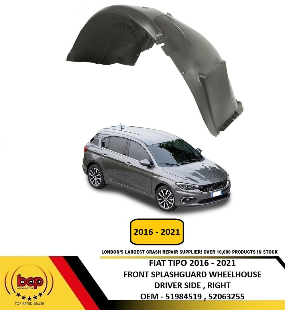 FIAT TIPO 2016 - 2021 FRONT SPLASHGUARD WHEEL HOUSE LINER DRIVER SIDE RIGHT