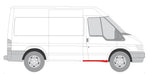 Load image into Gallery viewer, FORD TRANSIT MK7 2006 - 2014 FRONT DOOR SILL DRIVER SIDE RIGHT DOOR STEP SILL
