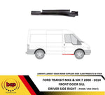 Load image into Gallery viewer, FORD TRANSIT MK7 2006 - 2014 FRONT DOOR SILL DRIVER SIDE RIGHT DOOR STEP SILL
