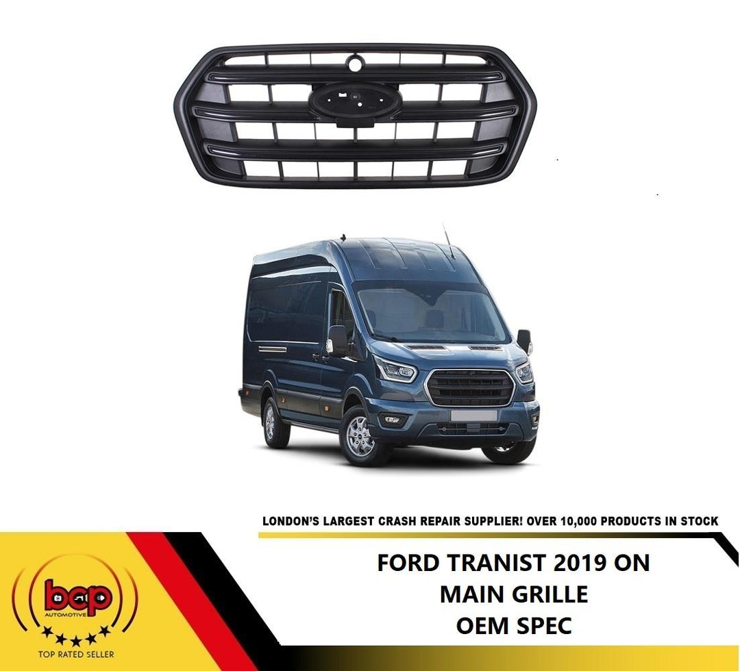 FORD TRANSIT 2019 ONWARDS GRILLE NO CHROME MAIN RADIATOR GRILLE