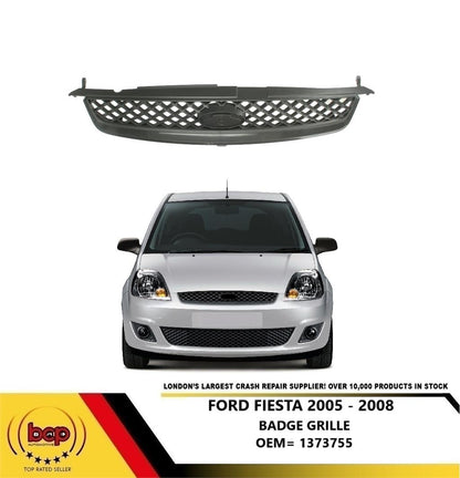 FIESTA MK6 2005 - 2008 FRONT TOP RADIATOR GRILLE BRAND NEW NO CHROME
