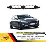Load image into Gallery viewer, FORD FOCUS 2018 – 2022 FRONT BUMPER LOWER GRILLE BLACK CENTRE SECTION
