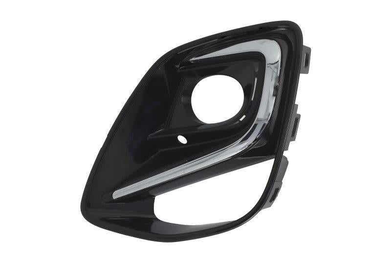 FORD PUMA 2020-2024 FRONT FOG GRILLE GLOSS BLACK WITH CHROME TRIM PASSENGER LEFT