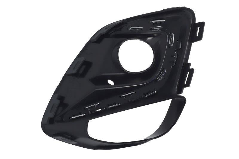 FORD PUMA 2020-2024 FRONT FOG GRILLE GLOSS BLACK WITH CHROME TRIM DRIVER RIGHT