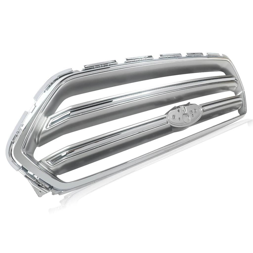 FORD KUGA 2017 - 2020 FRONT BUMPER RADIATOR GRILLE GREY WITH CHROME TRIMS NEW