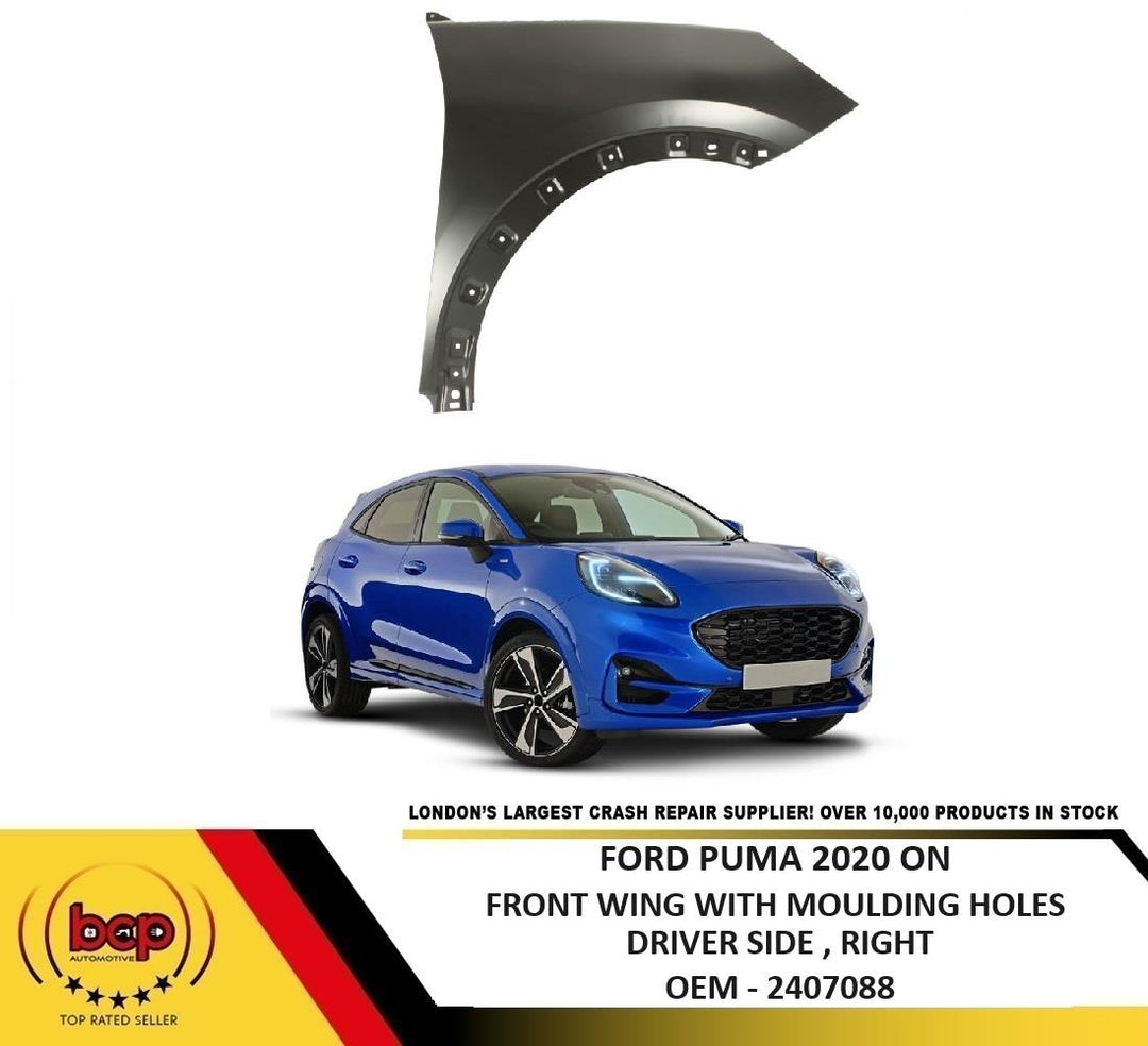 FORD PUMA 2020 ON FRONT WING FENDER PANEL STEEL DRIVER SIDE RIGHT PRIMED