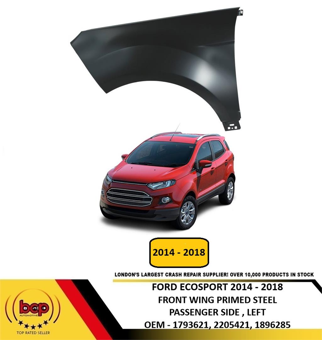 FORD ECOSPORT 2014 - 2018 FRONT WING LEFT PASSENGERS NEW INSURANCE APPROVED