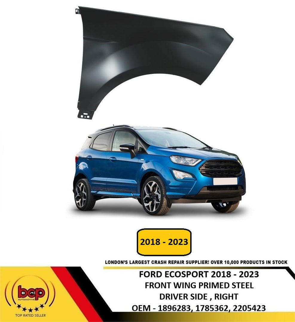 FORD ECOSPORT 2018 - 2023 FRONT WING RIGHT DRIVERS SIDE NEW  INSURANCE APPROVED