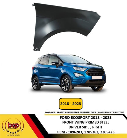 FORD ECOSPORT 2018 - 2023 FRONT WING RIGHT DRIVERS SIDE NEW  INSURANCE APPROVED