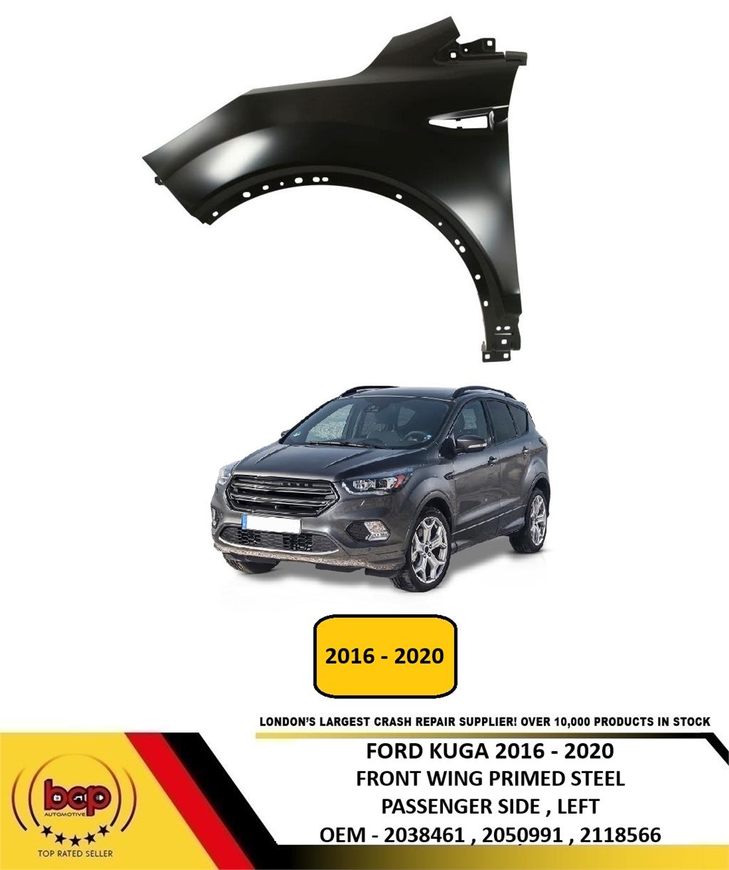 FORD KUGA 2016 - 2020 FRONT WING LEFT PASSENGERS PRIMED FENDER PANEL
