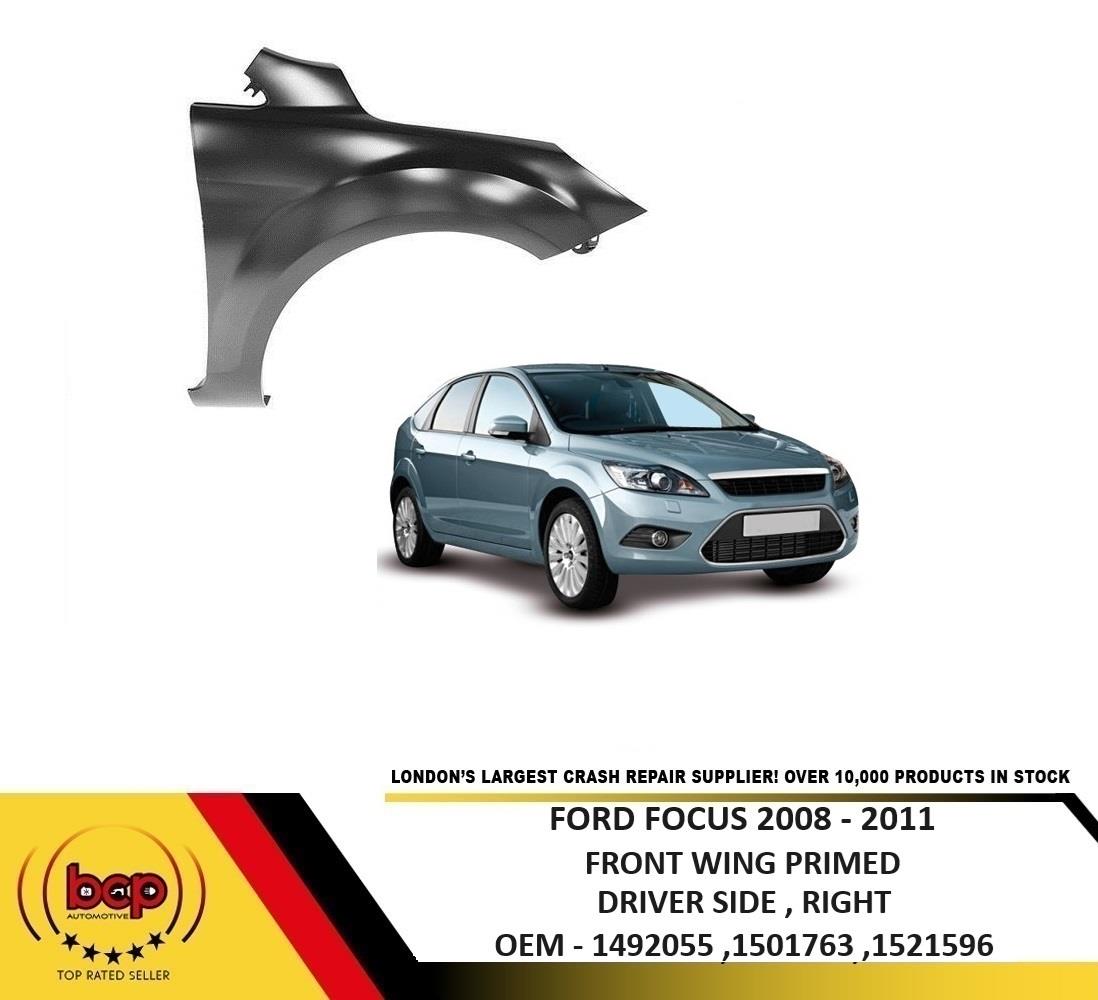 FORD FOCUS 2008 - 2011 FRONT WING DRIVERS SIDE RIGHT OFFSIDE O/S PRIMED