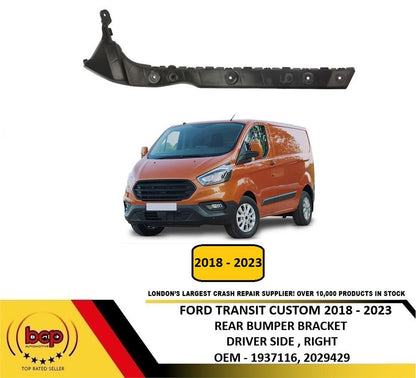 FORD TRANSIT CUSTOM 2018 - 2023 REAR BUMPER BRACKET MOUNT RIGHT DRIVER SIDE O/S