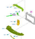 Load image into Gallery viewer, FORD FIESTA 2013 - 2017  LOWER AIR DEFLECTOR Underbody Panel  1791900
