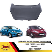 FORD FIESTA MK7 2008 - 2012 BONNET NEW INSURANCE APPROVED