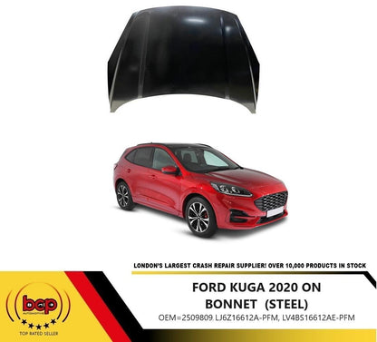 FORD KUGA  2020 ONWARDS  BONNET STEEL DELIVERED TO YOUR DOOR