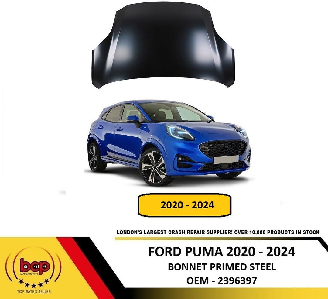 FORD PUMA 2020 – 2024 BONNET HOOD PRIMED STEEL DELVIERED TO DOOR OEM QUALITY