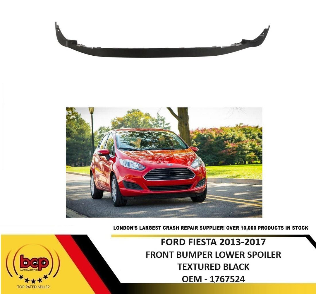 FORD FIESTA 2013 – 2017 FRONT BUMPER LOWER SPOILER TEXTURED BLACK
