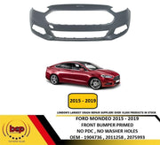 FORD MONDEO 2015 - 2019 FRONT BUMPER PRIMED NO PDC OR WASH INSURACNE APPROVED