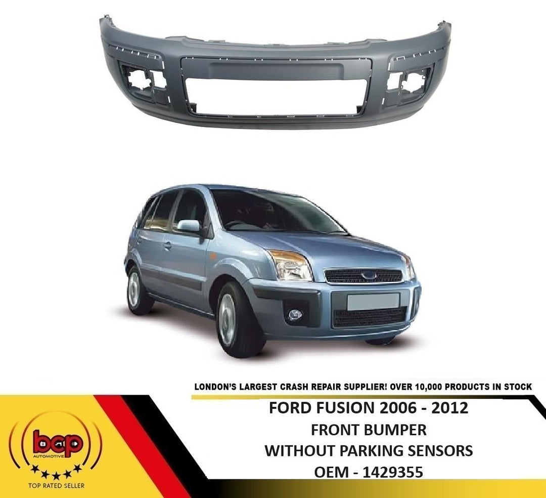 FORD FUSION 2006 – 2012 FRONT BUMPER WITH FOG HOLES AND NO PARKING SENSORS