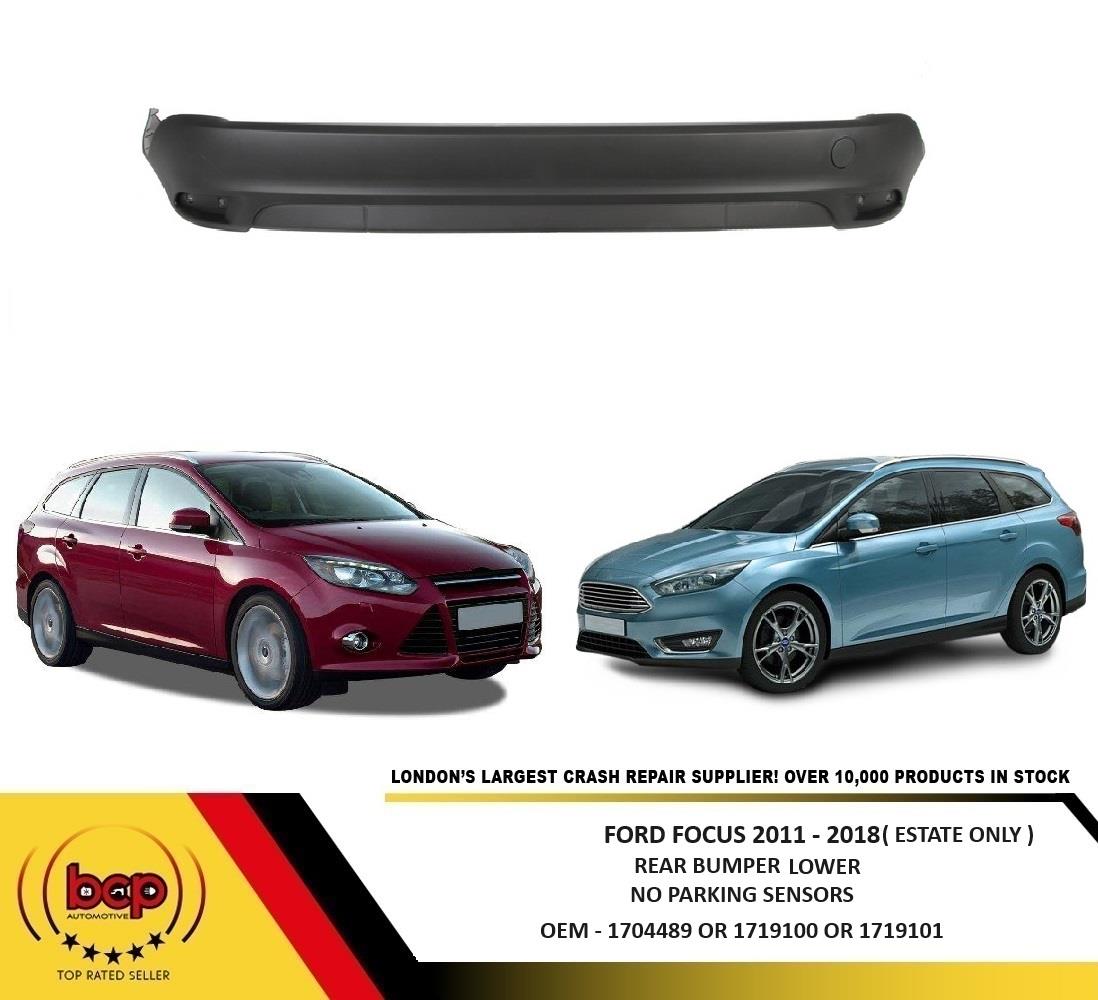 FORD FOCUS ESTATE 2011 - 2018 REAR BUMPER LOWER SPOLIER BLACK LOWER DIFFUSER