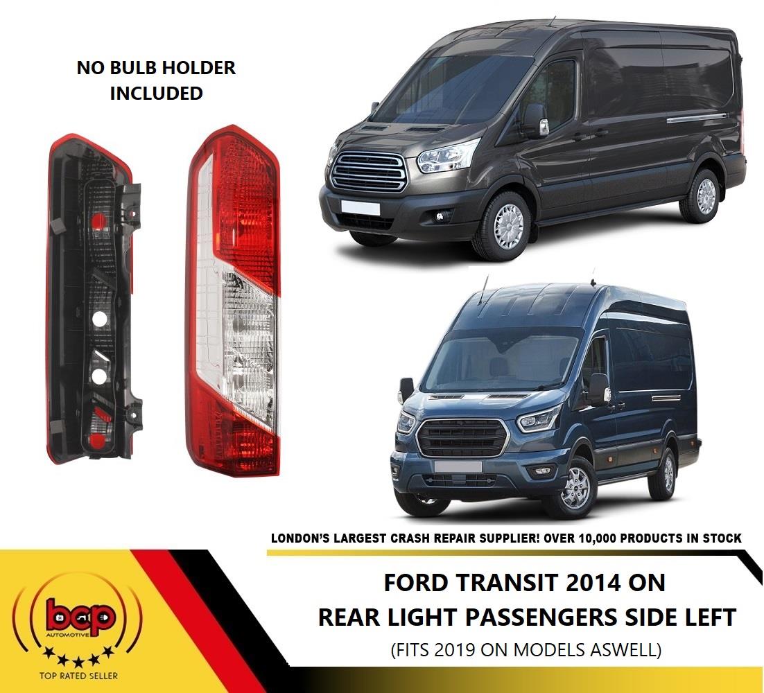 FORD TRANSIT MK8 REAR TAIL LIGHT LAMP LENS LEFT N/S PASSENGER SIDE 2014 ONWARDS