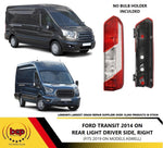 Load image into Gallery viewer, FORD TRANSIT  2019 ON MK8 REAR TAIL LIGHT LAMP LENS RIGHT O/S DRIVER SIDE

