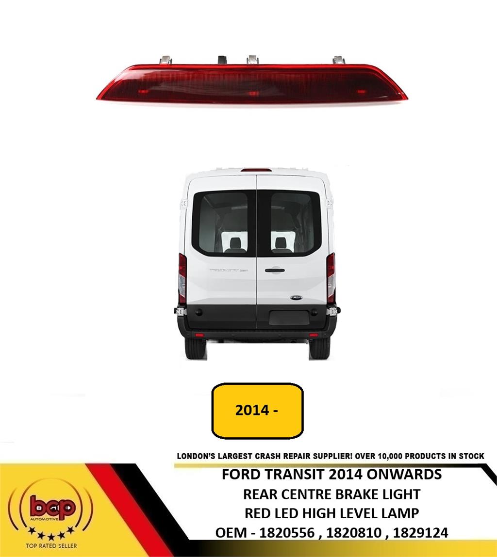 FORD TRANSIT 2014 ON REAR LED HIGH LEVEL MOUNT THIRD BRAKE STOP LIGHT RED NEW