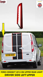 Load image into Gallery viewer, FORD TRANSIT CONNECT UPPER REAR LIGHT LAMP REFLECTOR 2014 ON PASSENGER SIDE LEFT