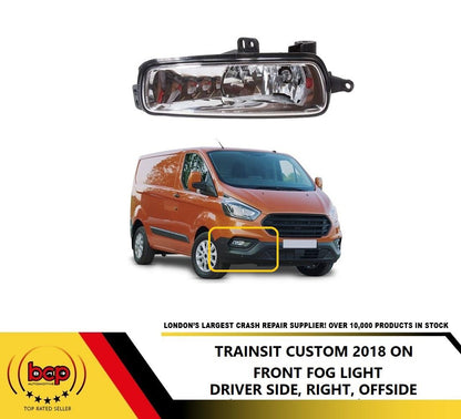 FORD TRANSIT CUSTOM 2018 - ONWARDS FRONT FOG LIGHT LAMP RIGHT DRIVER SIDE