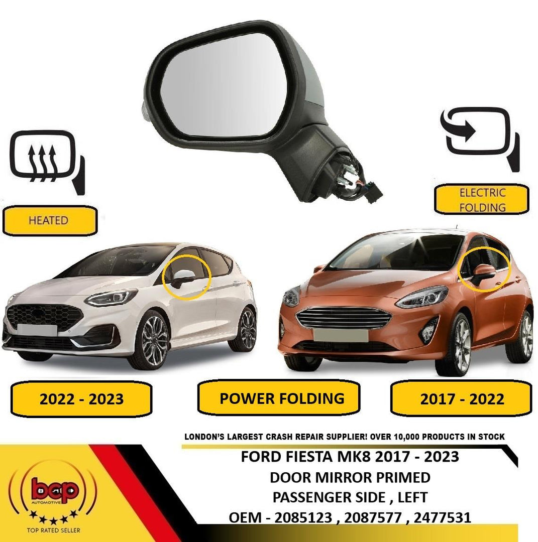 FORD FIESTA MK8 2017–2023 DOOR MIRROR ELECTRIC POWER FOLDING PASSENGER LEFT SIDE
