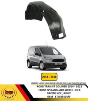 FORD TRANSIT COURIER 2014–2018 FRONT SPLASHGUARD WHEEL ARCH LINER DRIVER RIGHT