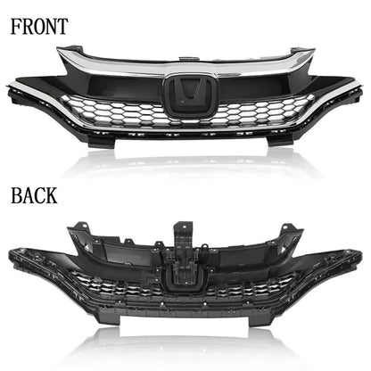 HONDA JAZZ 2018 - 2020  FRONT TOP RADIATOR GRILLE WITH CHROME AND BLACK WITH BADGE