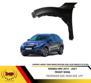 HONDA HRV 2015 - 2021 FRONT WING LEFT PASSENGERS SIDE PRIMED FENDER  FLARE TYPE