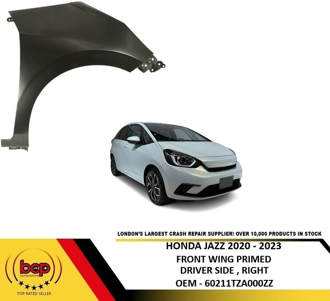 HONDA JAZZ 2020 ONWARDS FRONT WING DRIVER SIDE FENDER PANEL RIGHT PRIMED