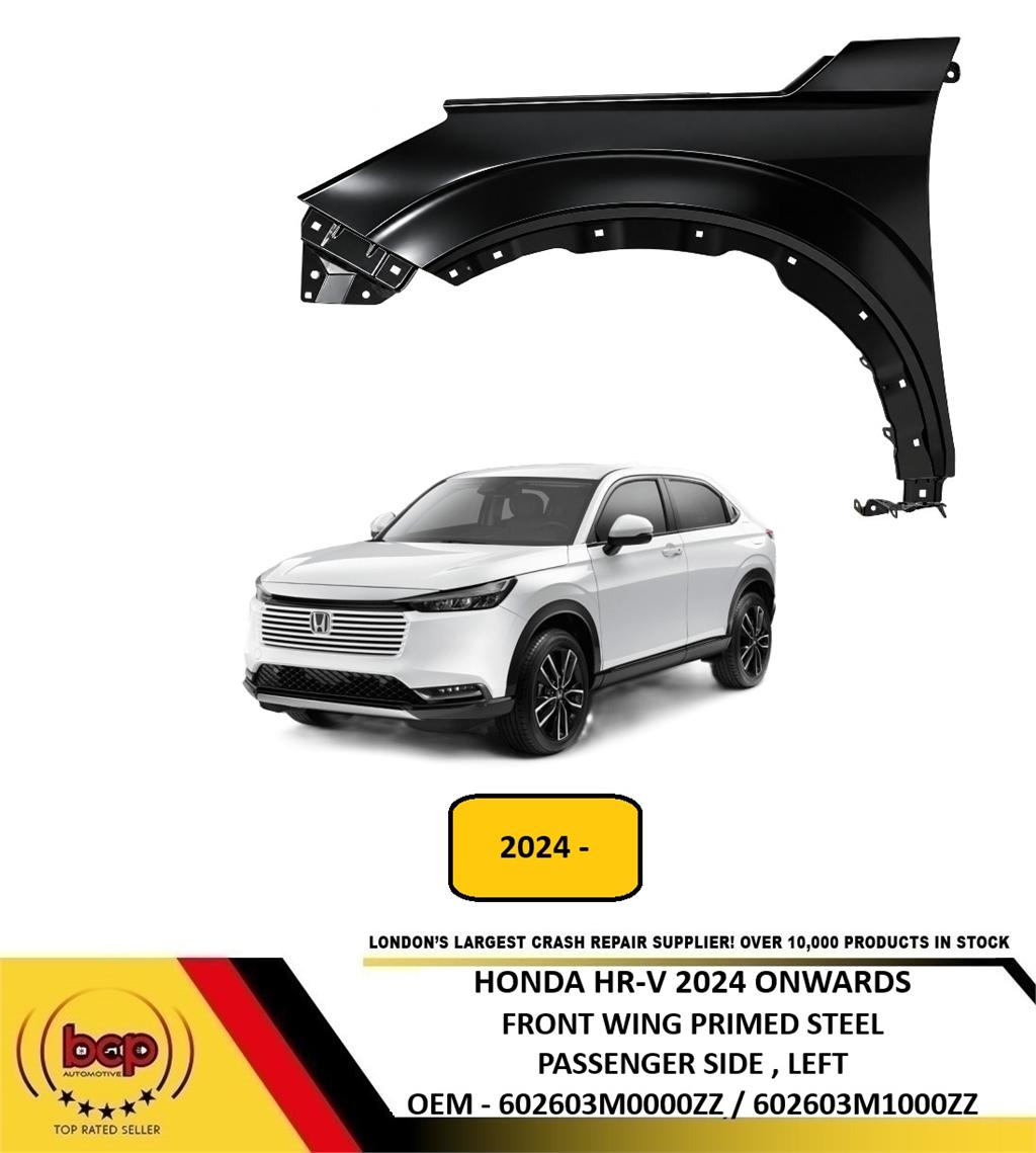 HONDA HRV 2024 ONWARDS FRONT WING FENDER PRIMED STEEL PASSENGER SIDE LEFT NEW