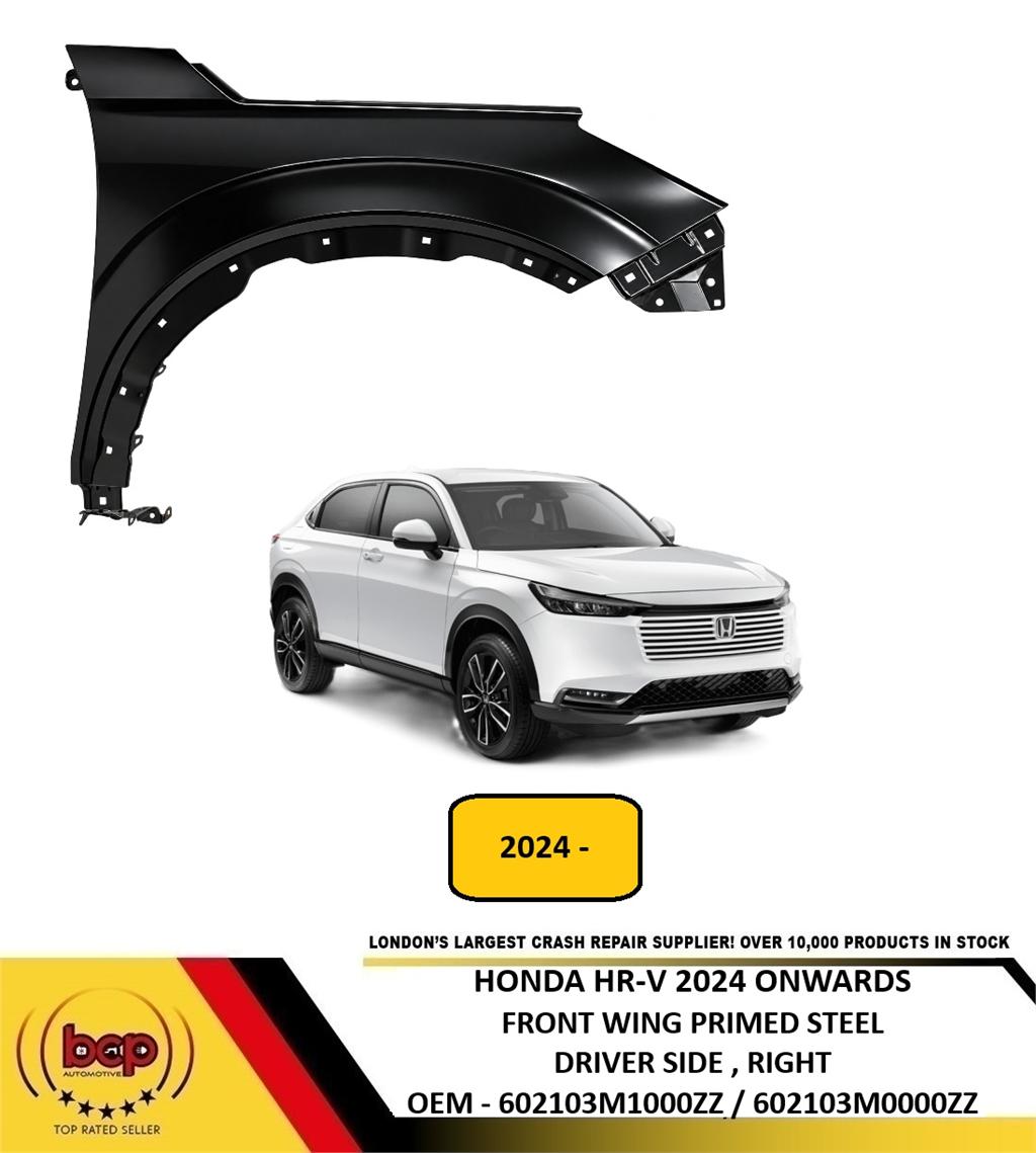 HONDA HRV 2024 ONWARDS FRONT WING FENDER PRIMED STEEL DRIVER SIDE RIGHT NEW
