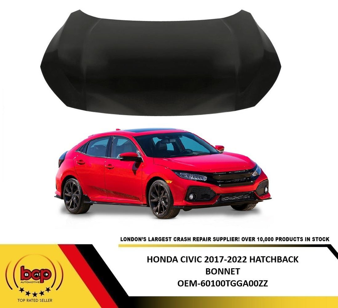HONDA CIVIC 2017 - 2022 BONNET HATCHBACK MODELS ONLY PRIMED INSURANCE CERTIFIED