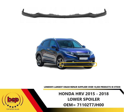 HONDA HRV 2015 - 2018 FRONT BUMPER LOWER SPOILER 71102T7JH00 DIFFUSER