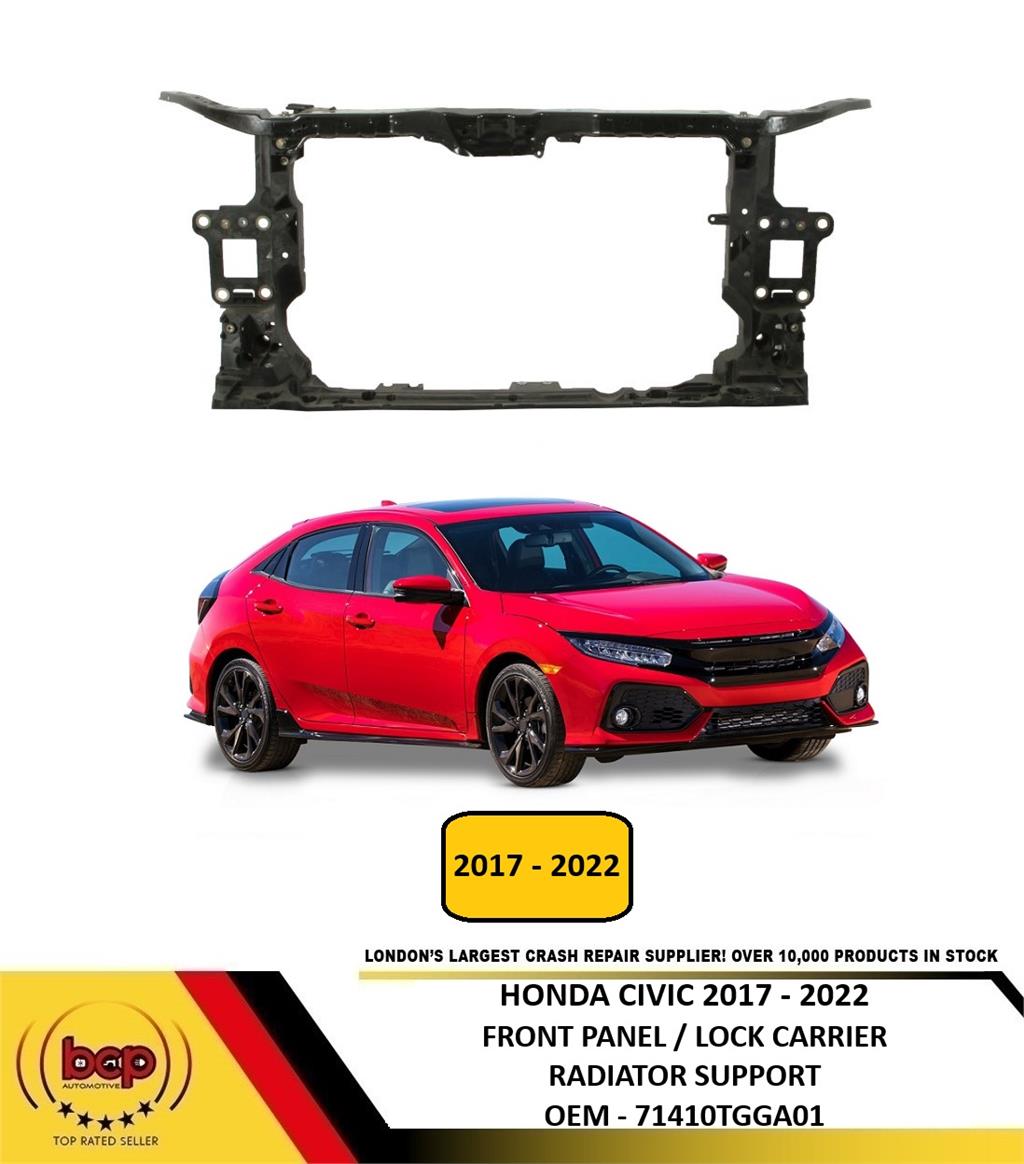 HONDA CIVIC 2017 - 2022 FRONT PANEL LOCK CARRIER RADIATOR SUPPORT 71410TGGA01