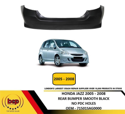 HONDA JAZZ 2005 - 2008 REAR BUMPER INSURANCE APPROVED OEM QULAITY NEW 71501SAG00