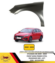 HYUNDAI i30 2020 - 2024 FRONT WING PASSENGERS SIDE FENDER PANEL LEFT PRIMED