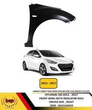 HYUNDAI i30 2012 - 2017 FRONT WING RIGHT DRIVERS SIDE RIGHT WITH IND HOLE PRIMED