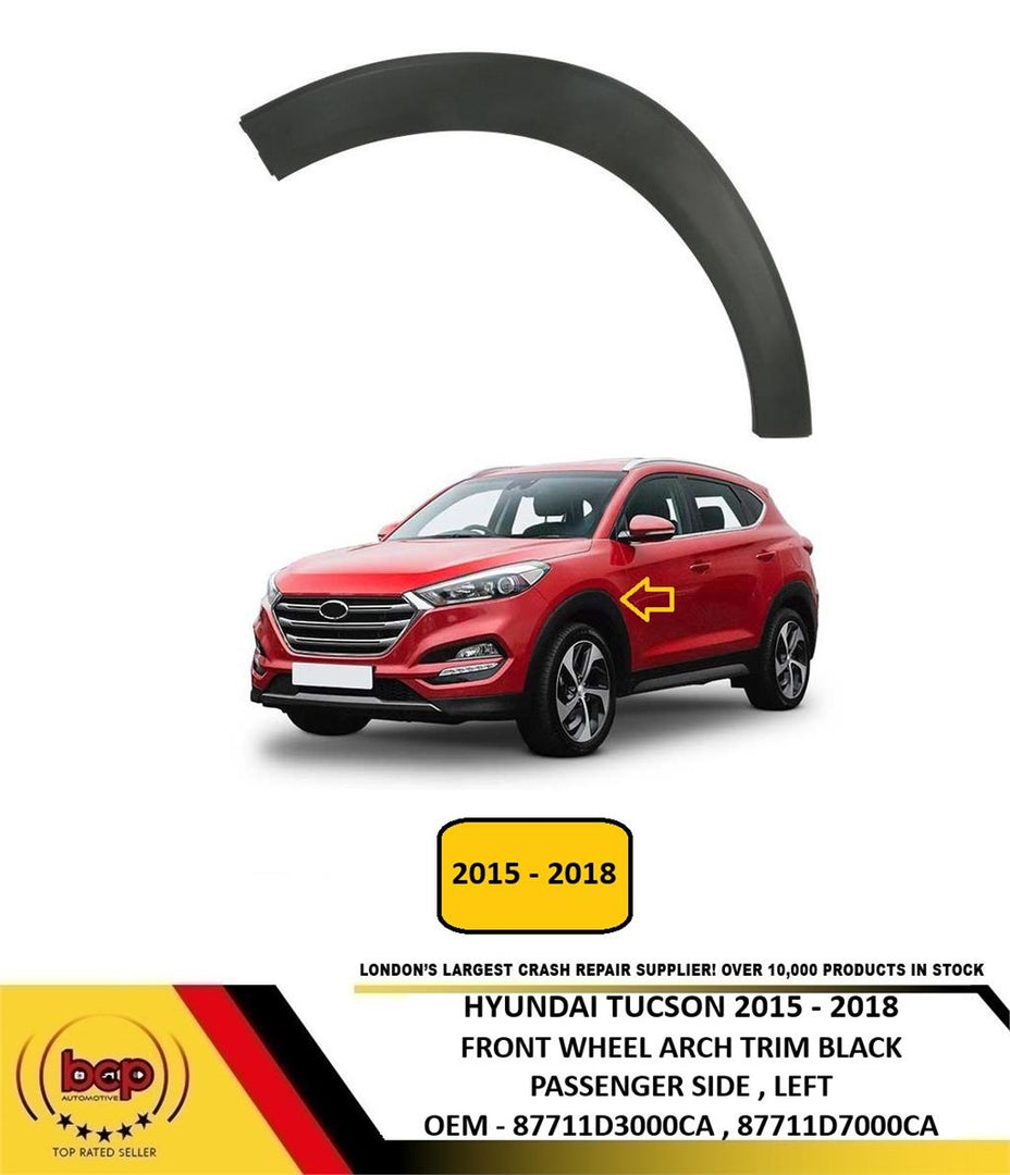 HYUNDAI TUCSON 2015 - 2018 FRONT WING TRIM WHEEL ARCH LEFT PASSENGER SIDE LH