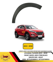 HYUNDAI TUCSON 2015 - 2018 FRONT WING TRIM WHEEL ARCH RIGHT DRIVER SIDE TEXTURED