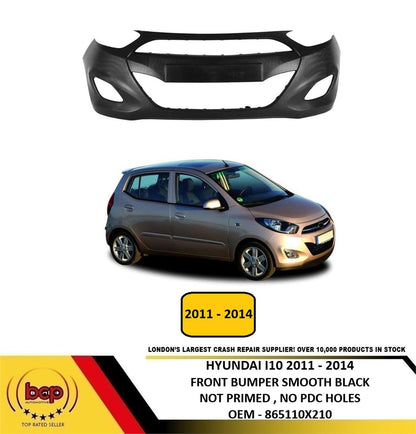 HYUNDAI I10 2011 – 2014 FRONT BUMPER NOT PRIMED NEW OEM QUALITY LIKE DEALER