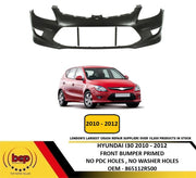 HYUNDAI i30 2010 - 2012 FRONT BUMPER PRIMED NO PDC HOLES NEW INSURANCE APPROVED