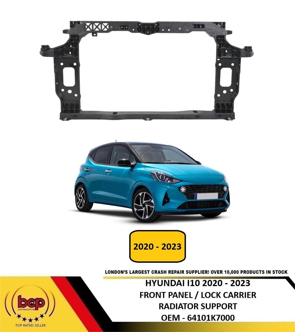 HYUNDAI I10 2020 - 2023 FRONT PANEL LOCK CARRIER RADIATOR SUPPORT NEW 64101K7000