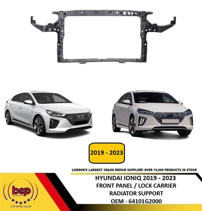 HYUNDAI IONIQ 2019 - 2023 FRONT PANEL RADIATOR HOLDER BONNET SLAM PANEL