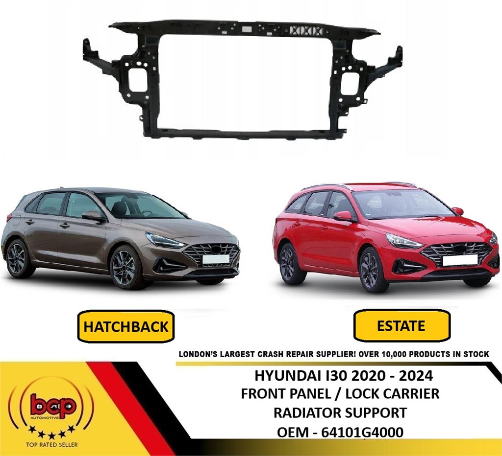 HYUNDAI I30 2020 - 2024 FRONT PANEL LOCK CARRIER FOR RADIATOR SUPPORT NEW