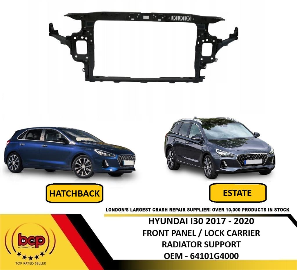 HYUNDAI I30 2017-2020 FRONT PANEL LOCK CARRIER FOR RADIATOR SUPPORT NEW